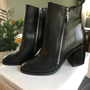 Steve Madden Tasha Black Leather boot
